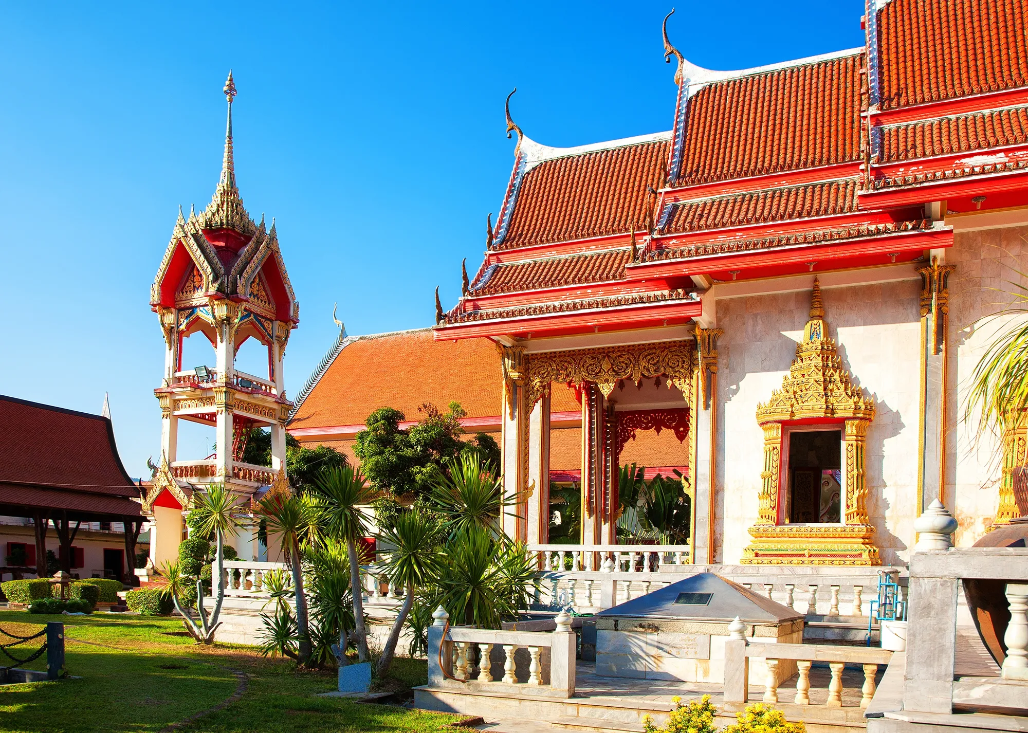 Wat Chalong, officially known as Wat Chaiyathararam