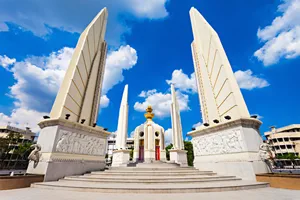 The Democracy Monument is a public monument in the centre of Bangkok, capital of Thailand