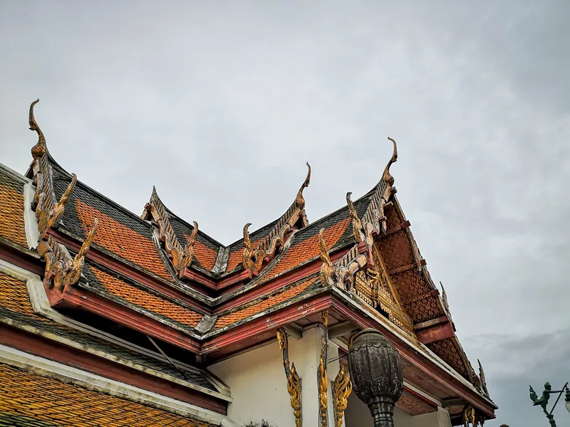 Wat Suthat Thepphawararam, Bangkok, Thailand,a Buddhist temple.It is a royal temple