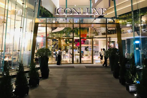 Bangkok / Thailand - December 31 2018: ICONSIAM shopping mall new attraction at riverside of chao phraya river made up of entertainment, retail, dining and Magnolia Waterfront Residences