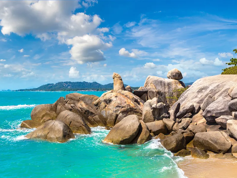 Hin Yai Rocks in Koh Samui