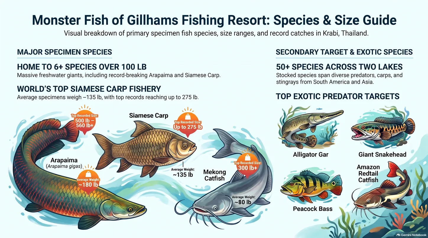 Gillhams Monster Fish Species Guide
