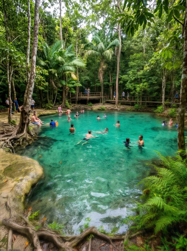 Emerald Pool and Krabi Hot Springs