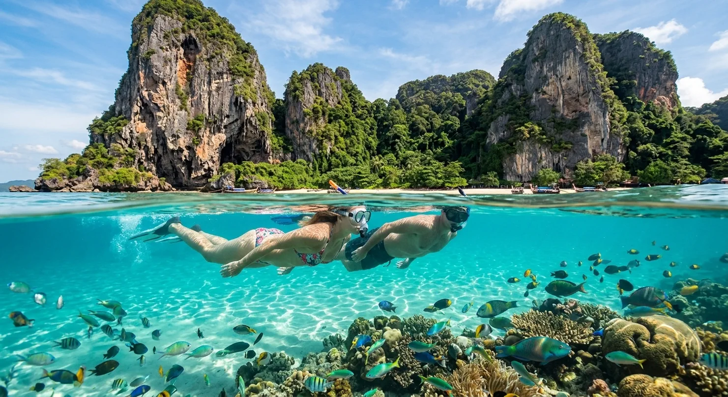 Railay Beach Krabi Thailand