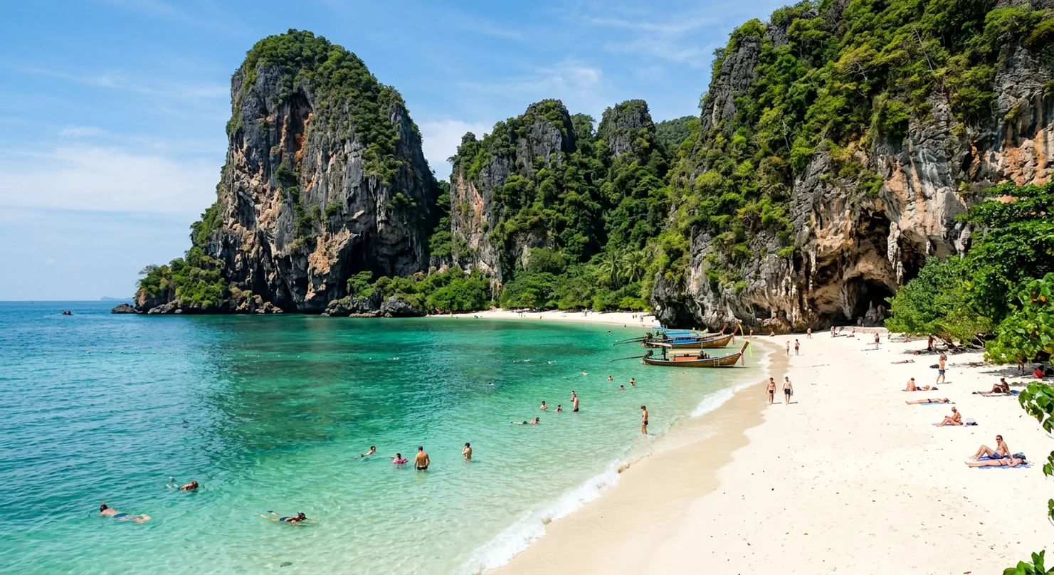 Railay Beach Activities: Snorkelling and Kayaking