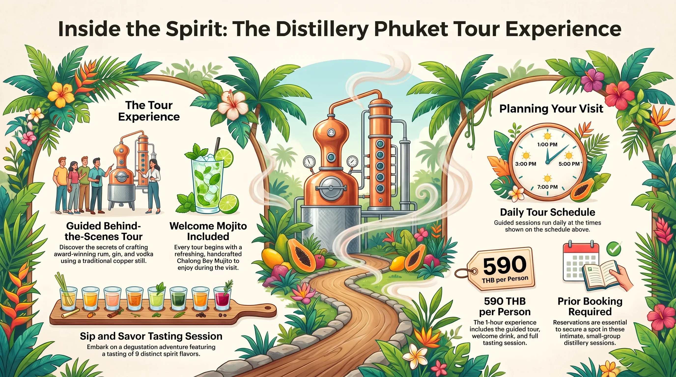 Chalong Bay Rum distillery tour