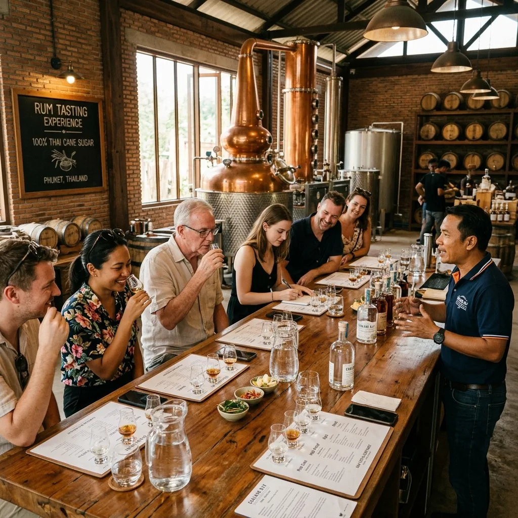 Chalong Bay Rum distillery tour
