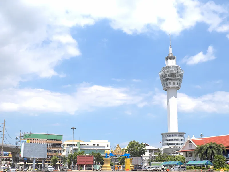 Samut Prakan Learning Park And Tower, Buddhist temple, Bangkok