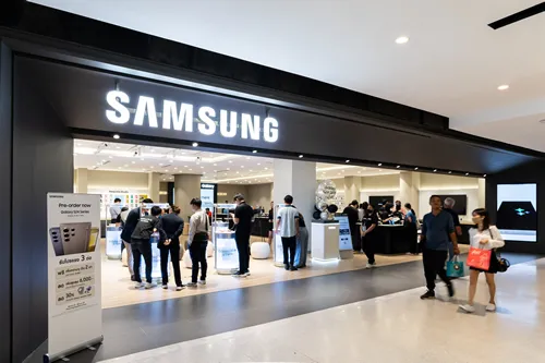 The Samsung store in Siam Discovery in Bangkok
